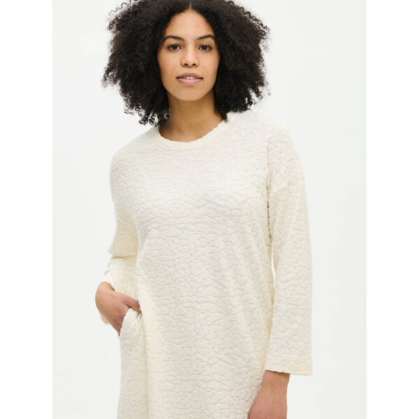 Nanso | Loungewear Jurk | Ivoor | Gepardi 29032 - Afbeelding 2