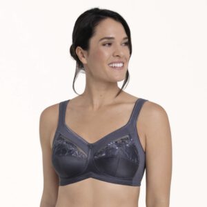 Anita | Beugelloze Full-cup BH | met prothesehoesjes | Shadow Blue | Safina 5349x