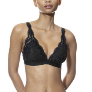 Mey | Triangel BH met kant op de cups | zwart | Poetry Vogue 74233