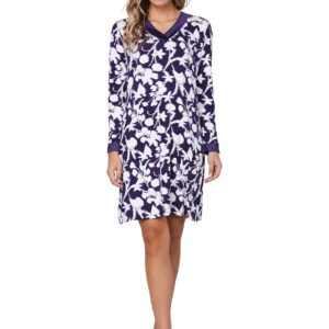 Pastunette Premium | Nightdress | Dark purple | 111252-232-1
