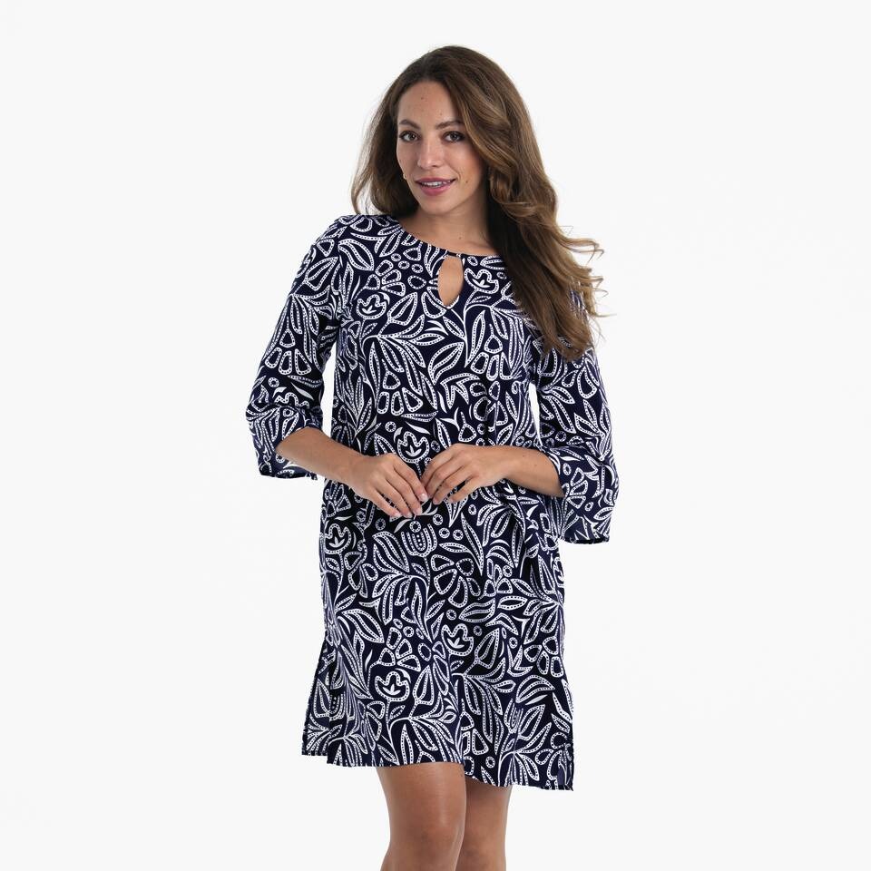 Anita | Tuniek | Marine-wit | 8134