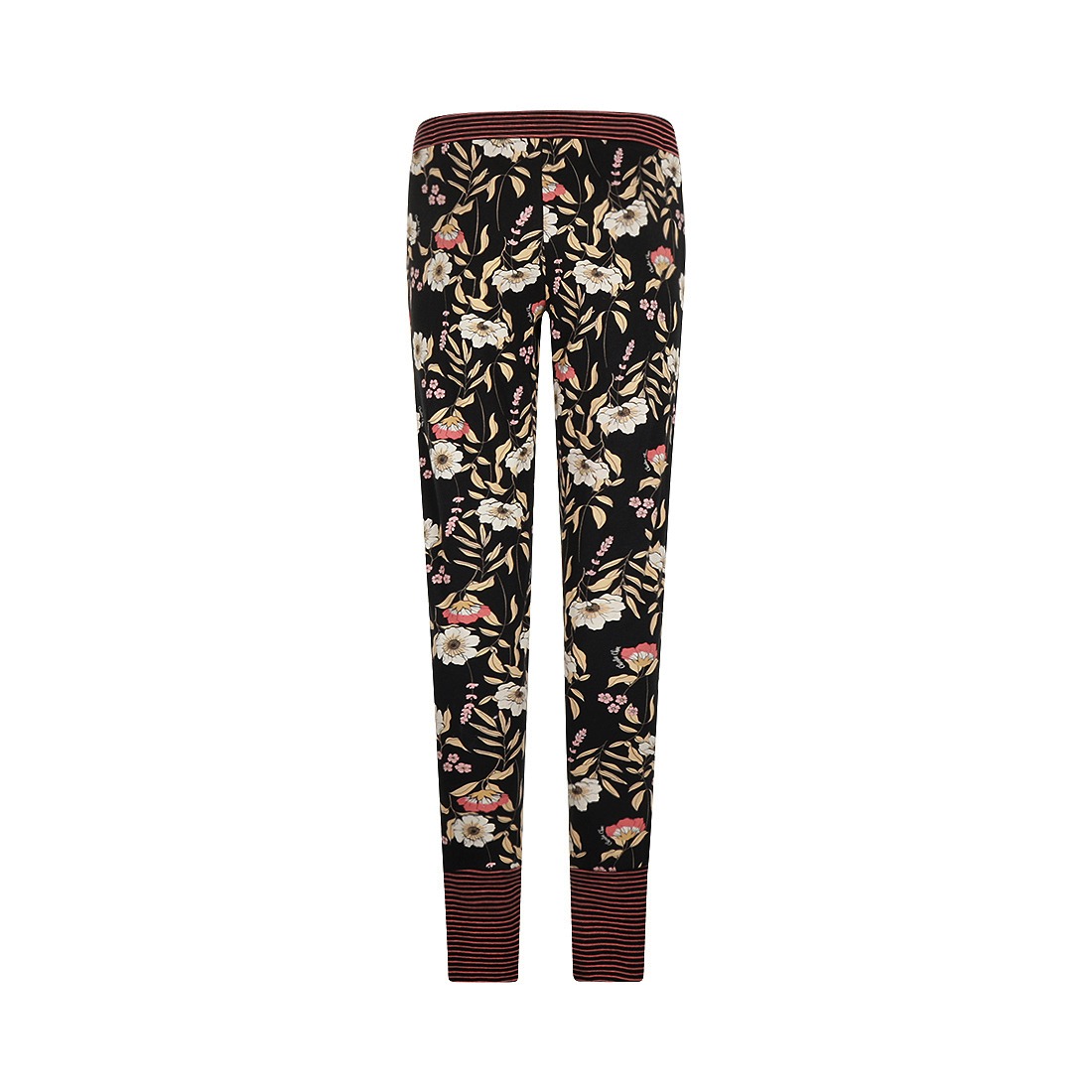 Charlie Choe | Lounge Broek | Bloemen Zwart | M61102-38 - Afbeelding 3